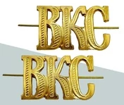 Буквы ВКС на погоны цвет золотой 2 шт.