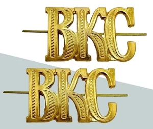 Буквы ВКС на погоны цвет золотой 2 шт.