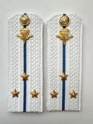 Погоны ВДВ с фурнитурой белые Старший Лейтенант КАРТОН