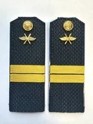 Погоны ВКС ВВС с фурнитурой темно-синие Младший Сержант ПЛАСТИК