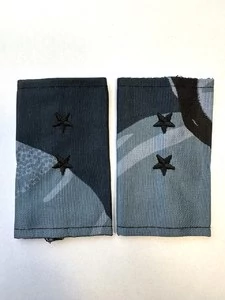 Фальш погоны ФСИН на бушлат звание Прапорщик цвет синяя кукла