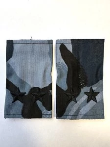 Фальш погоны ФСИН на бушлат звание Подполковник цвет синяя кукла