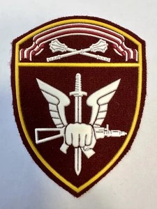 Шеврон Росгвардия (кулак и крылья) краповый пластизоль