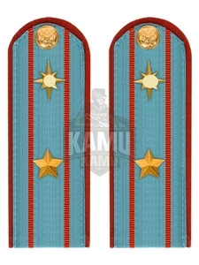 Погоны МЧС повседневные на рубашку 14х5см картон Звание Майор