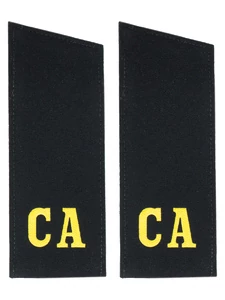 Погоны солдатские СА СССР черные пришивные 16 размер