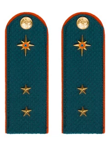 Погоны МЧС Прапорщик ПЛАСТИК