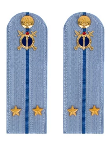 Погоны Юстиции на рубашку в сборе картон Звание лейтенант 12 см