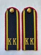 Погоны Полиции КК кадетский корпус 14х5см КАРТОН в сборе с фурнитурой