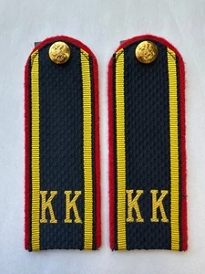 Погоны Полиции КК кадетский корпус 14х5см КАРТОН в сборе с фурнитурой