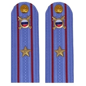 Погоны МВД внутренняя служба на рубашку голубые ПЛАСТИК Звание Майор