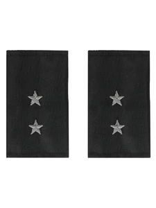Фальш погоны СОБР ОМОН Прапорщик цвет черный