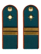 Погоны МЧС 14х5см КАРТОН с фурнитурой звание Младший Сержант