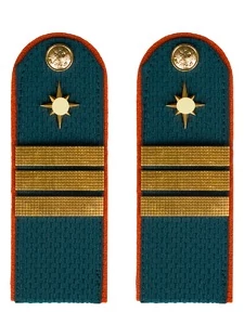 Погоны МЧС 14х5см КАРТОН с фурнитурой звание Сержант