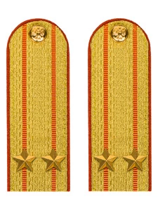 Погоны МЧС Подполковник Картон цвет золотой