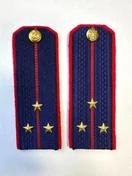 Погоны Следственный комитет КИТЕЛЬ темно-синие КАРТОН Звание Старший Лейтенант 14х5см