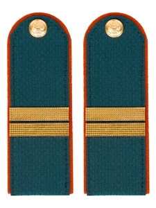 Погоны МЧС на китель Картон с фурнитурой звание Младший Сержант