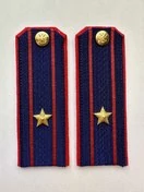 Погоны Следственный комитет темно-синие КАРТОН Звание Майор 14х5см