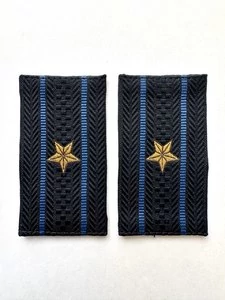Фальш погоны Юстиции темно-синие с вышивкой звание Майор