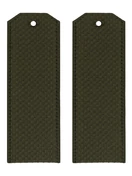 Погоны Общевойсковые повседневные на куртку для рядовых 14х5см галун ПЛАСТИК