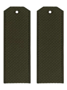 Погоны Общевойсковые повседневные на куртку для рядовых 14х5см галун ПЛАСТИК