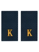 Фальш погоны Полиции Курсантские нового образца Буквы К в комплекте (металл)