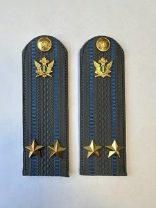 Погоны ФССП с фурнитурой серые звание Подполковник картон 14х4,5см