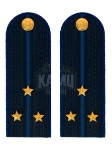 Погоны Юстиции в сборе на китель картон 12 см звание Старший лейтенант