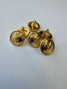 Пуговицы РЖД малые золотистые 6 шт.