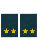 Фальш погоны МЧС с вышивкой 8х6см звание Подполковник