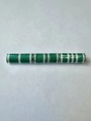 Орденская планка ФТС За службу 1, 2, 3 степени 10, 15, 20 лет цвет зеленый на Булавке