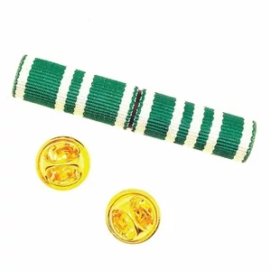 Орденская планка ФТС За службу 2,3 степени 10,15 лет цвет зеленый на Пимсе