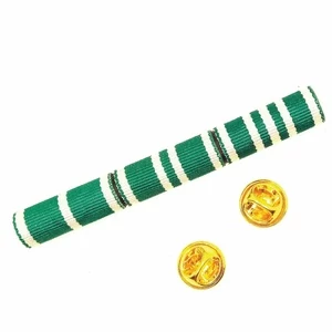 Орденская планка ФТС За службу 1, 2, 3 степени 10, 15, 20 лет цвет зеленый на Пимсе