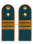 Погоны МЧС 14х5см КАРТОН с фурнитурой звание Сержант