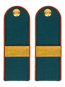 Погоны МЧС на китель Картон с фурнитурой звание Старший Сержант