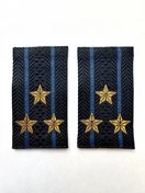 Фальш погоны Юстиции темно-синие с вышивкой звание Полковник
