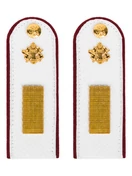 Погоны ФСИН на рубашку Старшина цвет белый 14х5 см