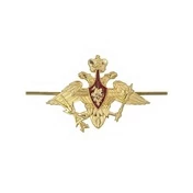 Орел на тулью фуражки Космические войска