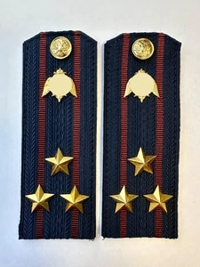 Погоны Росгвардии ФСВНГ на куртку 14см Картон звание Полковник цвет темно-синий