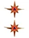 Эмблема знак петличная (петлица) МЧС 2 шт.