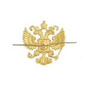Орел на тулью фуражки МВД