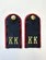 Погоны Полиции МВД кадетские КК 10,5 см картон в сборе с фурнитурой