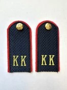 Погоны Полиции МВД кадетские КК 11 см картон в сборе с фурнитурой