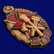 Нагрудный знак "Лучшему пожарнику МВД"