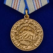 Муляж. Медаль "За оборону Кавказа" №612 (374) (Муляж)