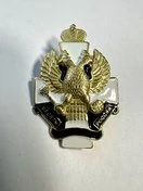 Знак нагрудный Кадеты России тип 2 с черной лентой